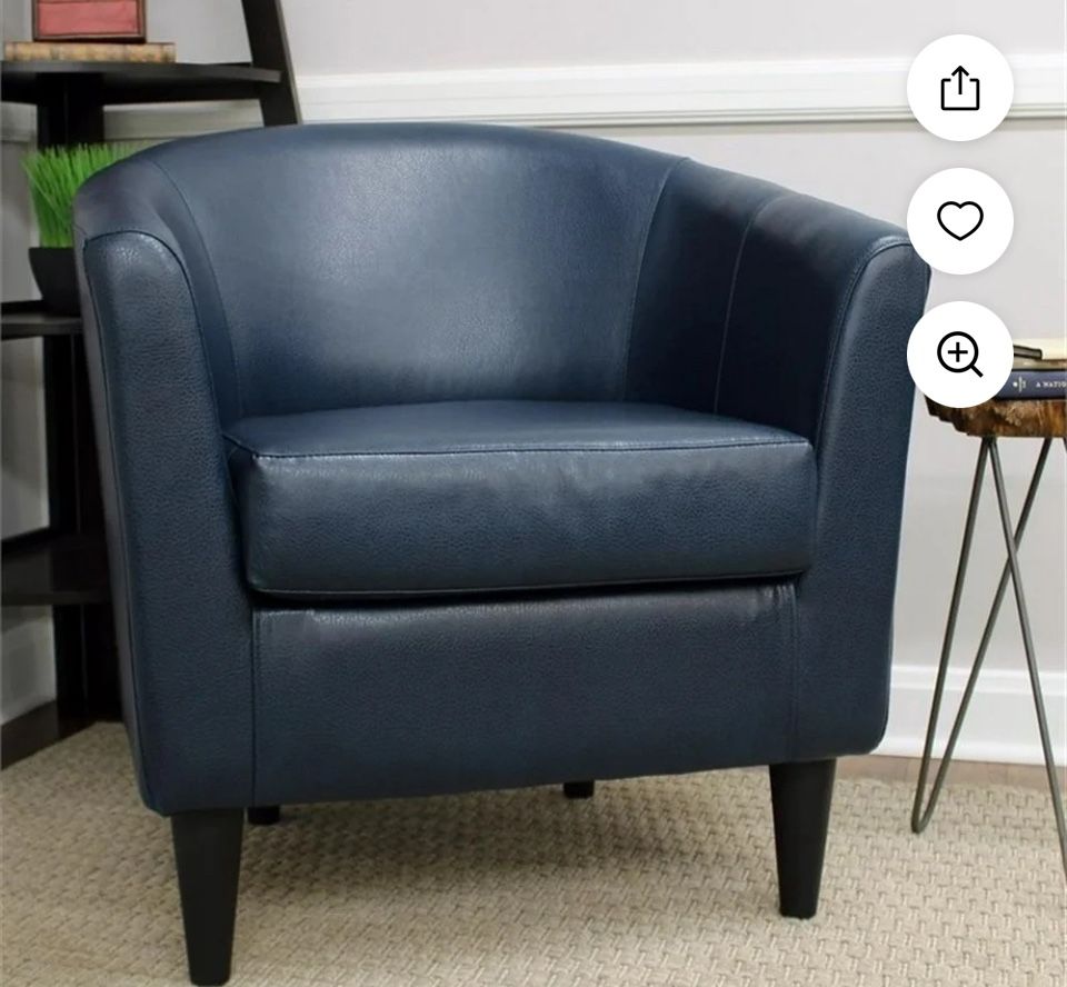 Gray Club Chair