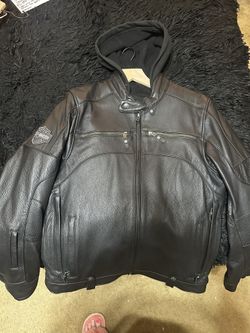 Harley Davidson Swingarm 3 In 1 Leather Jacket