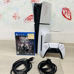 Sony PlayStation 5 Slim - 1 TB , Bonus 1 Game Dissidia Final Fantasy   ( Used Very New  )