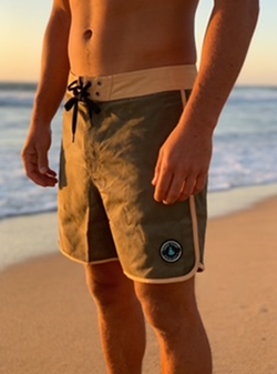 Men's Surf Trunks by Hobo Surf Society - Army Green