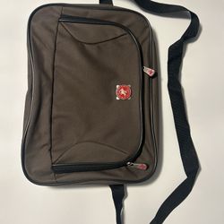 Beverly Hills Polo Club Travel Bag Medium Zip Brown Shoulder Strap