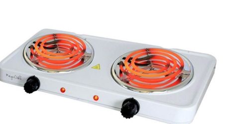 MegaChef Double Burner Electric Hot Plate