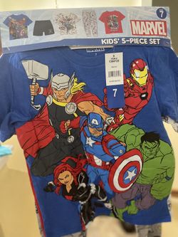 Marvel 5pcs Kids PJ’s For Boys