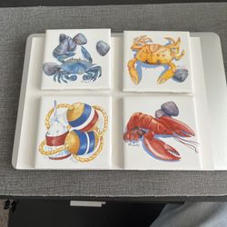 Paul Brent Nautical Beach Ocean Tiles