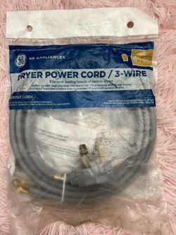 Dryer Power Cord - 3 Prong 