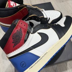 Union x Fragment Jordan 1 Retro High OG Varsty Red Sprt Royal IO7847-002 Size 11