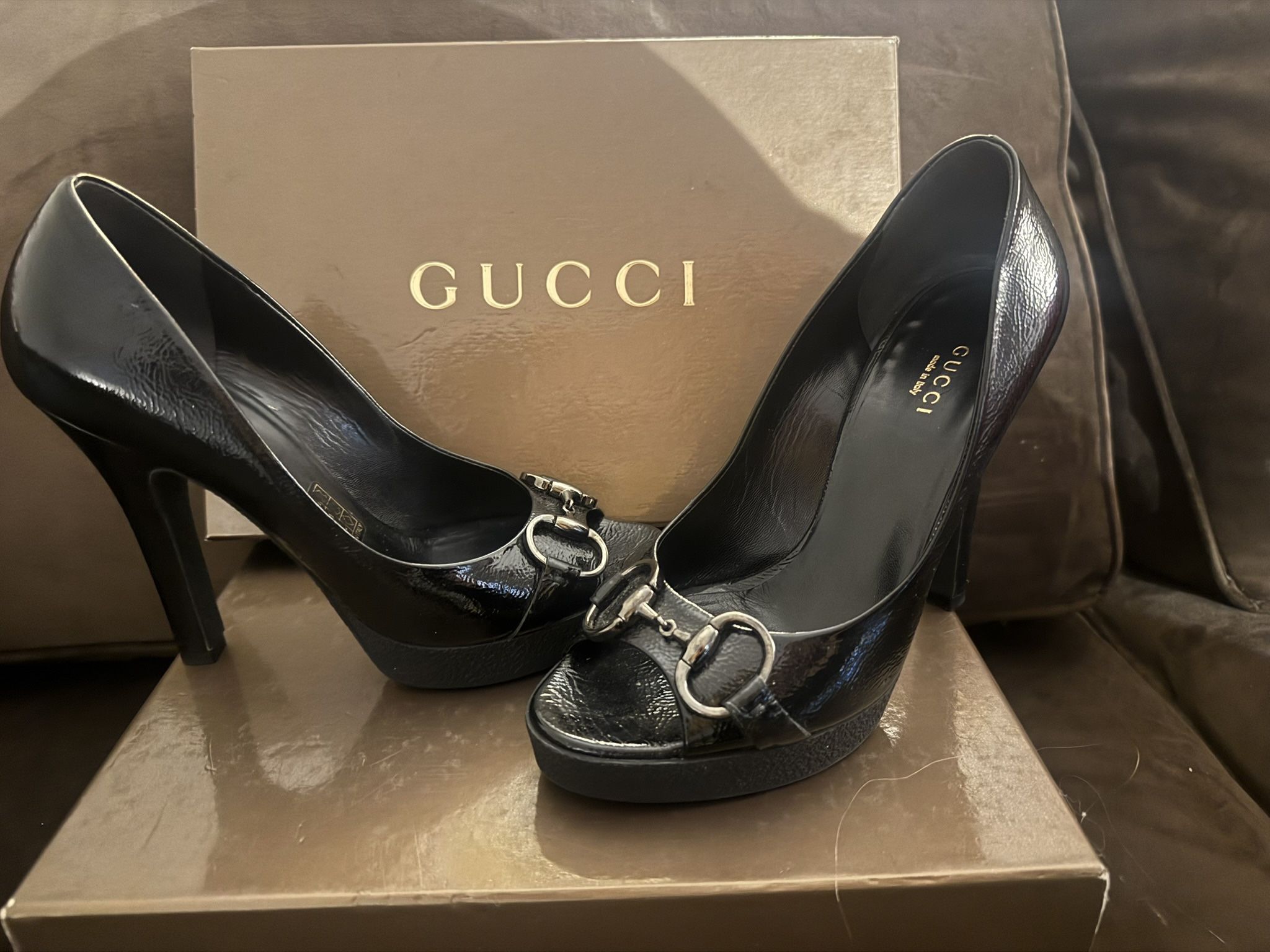 Gucci Black 6.5 Heels 