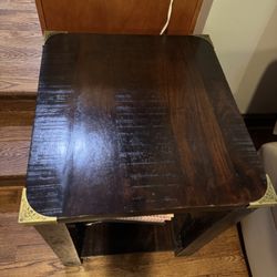 Antique style Living room set- one Coffee table ,two side tables and one entertainment center 
