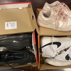 Nike sneakers (3 Separate Pairs) 
