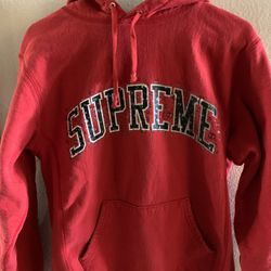 Supreme Water Arc Red Hoodie