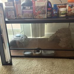 Bearded Dragon Tank And Supplies