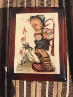 Hummel Music Box  Boy with Rifle