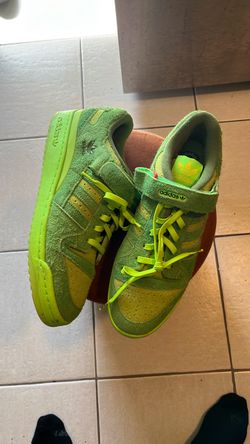 Adidas Forum Low Green Suede Sneakers