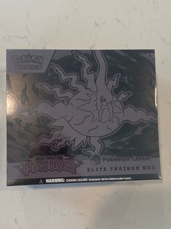 Pitch Black Pokemon Center Elite Trainer Box Small Tear