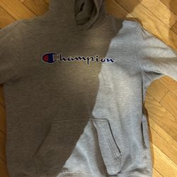 Kids Grey Champion Hoodie