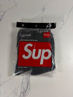 Black Supreme Socks