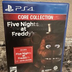 5 NIGHTS AT FREDDY VIDEOGAME FOR PS4 IN GREAT CONDITION