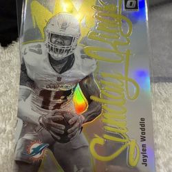 2024 Jaylen Waddle Panini Donruss Optic Sunday Kings Card #14