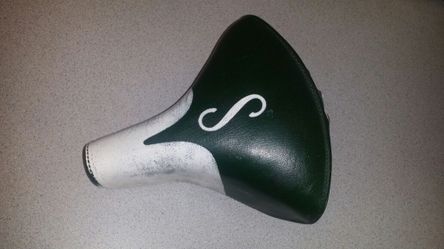 Green Schwinn S bike seat. $20.