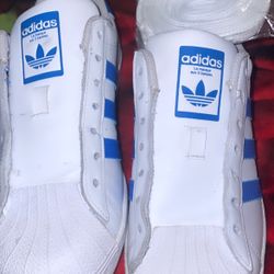 White Baby Blue SuperStar Adidas 