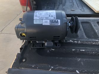 NEMA EXHAUST FAN MOTOR, with pulleys