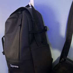 Supreme Leather Backpack 