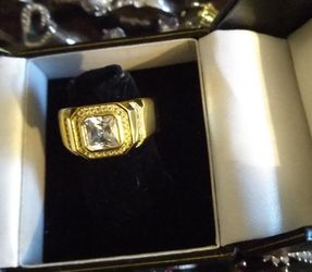 Unisex 3.5 Diamonique Wedding Ring