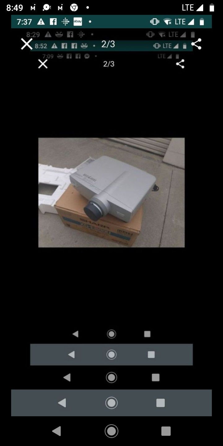SHARP XG E800U LCD CRISTAL LIQUIT PROJECTOR NEW
