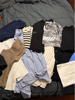 Lot of shirts/tanks/shorts