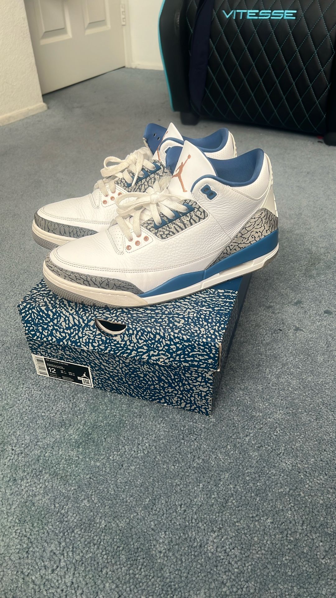 Air Jordan retro 3 Wizards Size 12