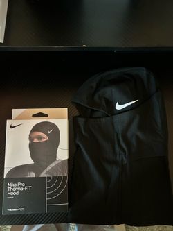 Nike Pro Therma-FIT Hood Football Balaclava Black OSFM