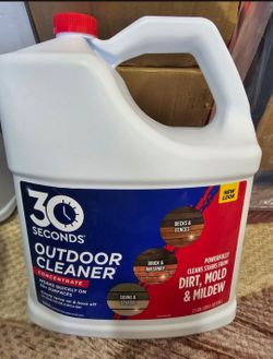 Brand new 30 Seconds 2.5 Gal. Outdoor Cleaner Concentrate