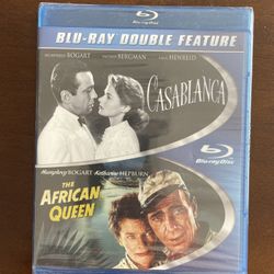 Brand New Unopened Blu Ray of Casablanca, African Queen Combo Set