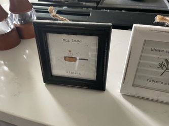5 Decorative kitchen/food themed Frames