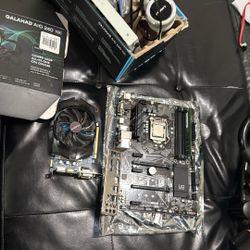 Motherboard With Intel Core I5 10400 2.9gh, 8gb Ram, Gpu And Lian Li Galahad AIO 240 RGB