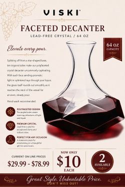 Faceted Decanter