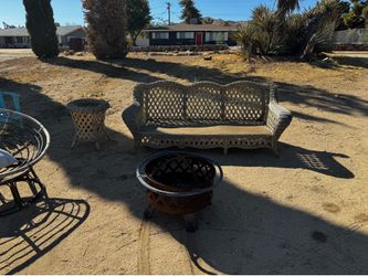 Wicker couch