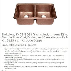 Sink Sinkology Undermount 