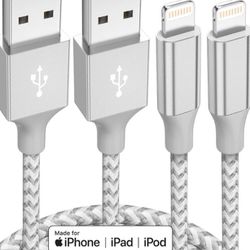 3pk iPhone Charger (2nylon+1C To C)+1 uSB adapter 