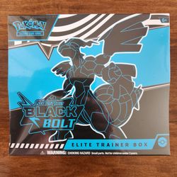 Pokemon Black Bolt ETB Elite Trainer Box - SV: Black Bolt (BLK)