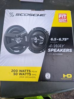 Scosche 6.5 Car Speakers