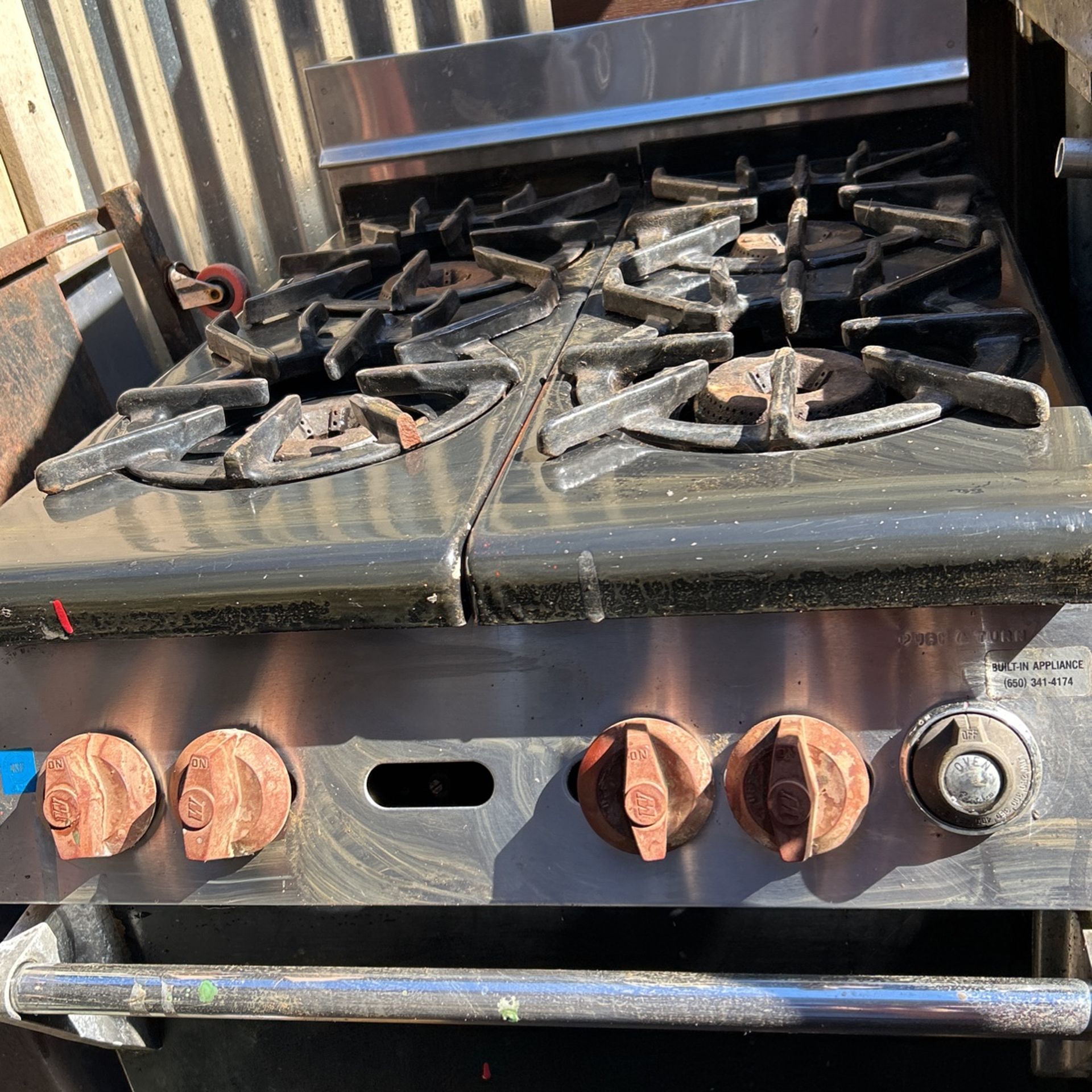 Wolf Oven Stainless And Bl. 32”x221/2”x421/2”