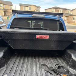 Craftsman 62” Crossover Truck Tool Box – Black Diamond Plate