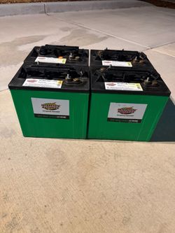 Golf cart batteries