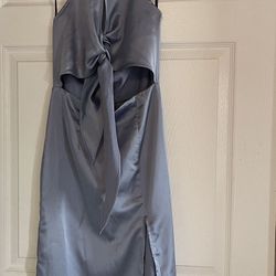  Brand New Beautiful Forever 21 Slate Blue Party Dress Size Small