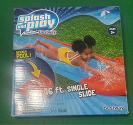 Splash & play 16ft slip & slide
