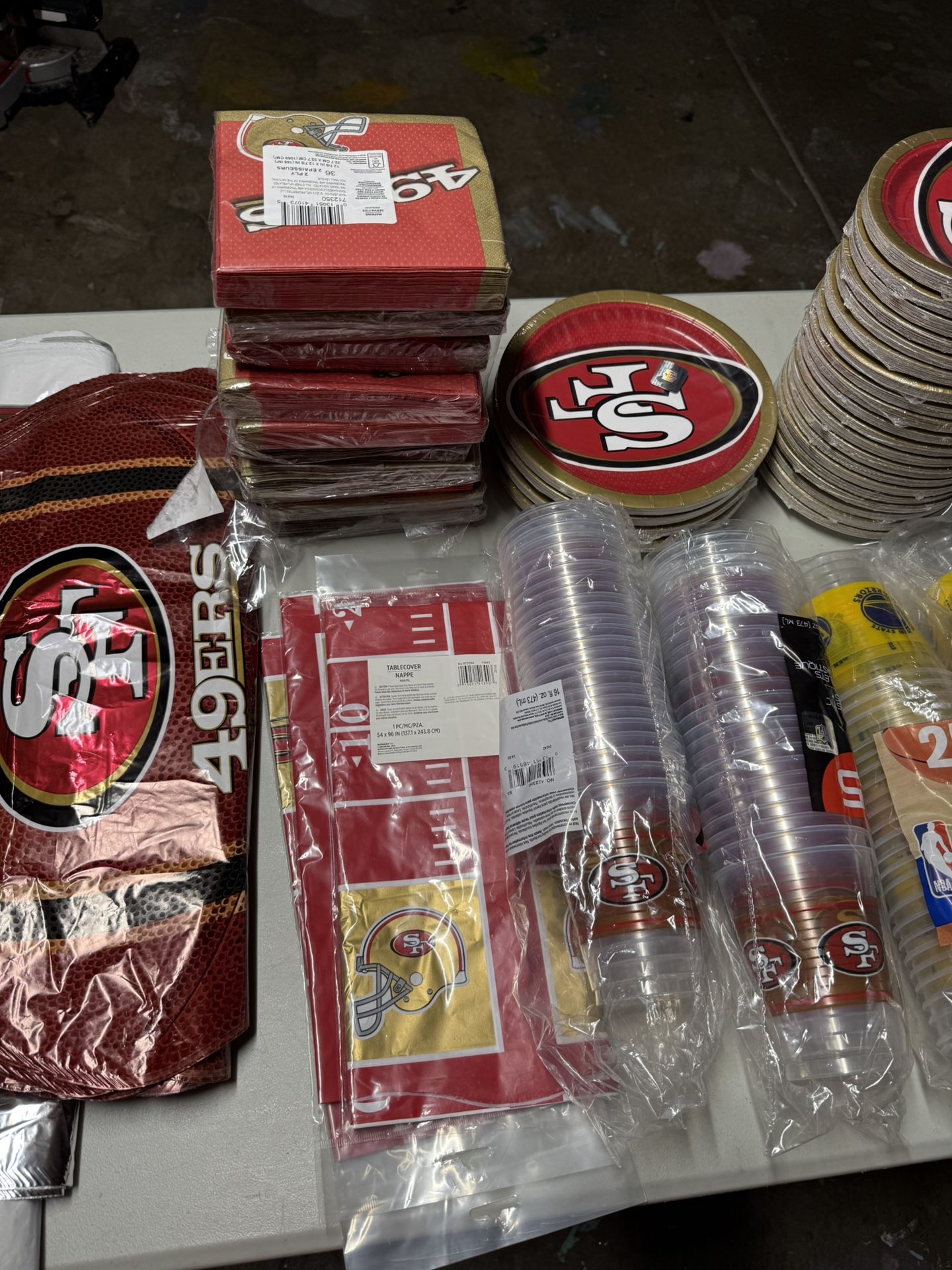 49Er Party Supplies/ tailgate or watch party supplies