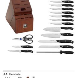 Henckels Knife Set Of 17piece