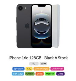 iPhone 16 E Unlocked
