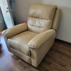 Leather Recliner ChairLeather rocking and recliner chair